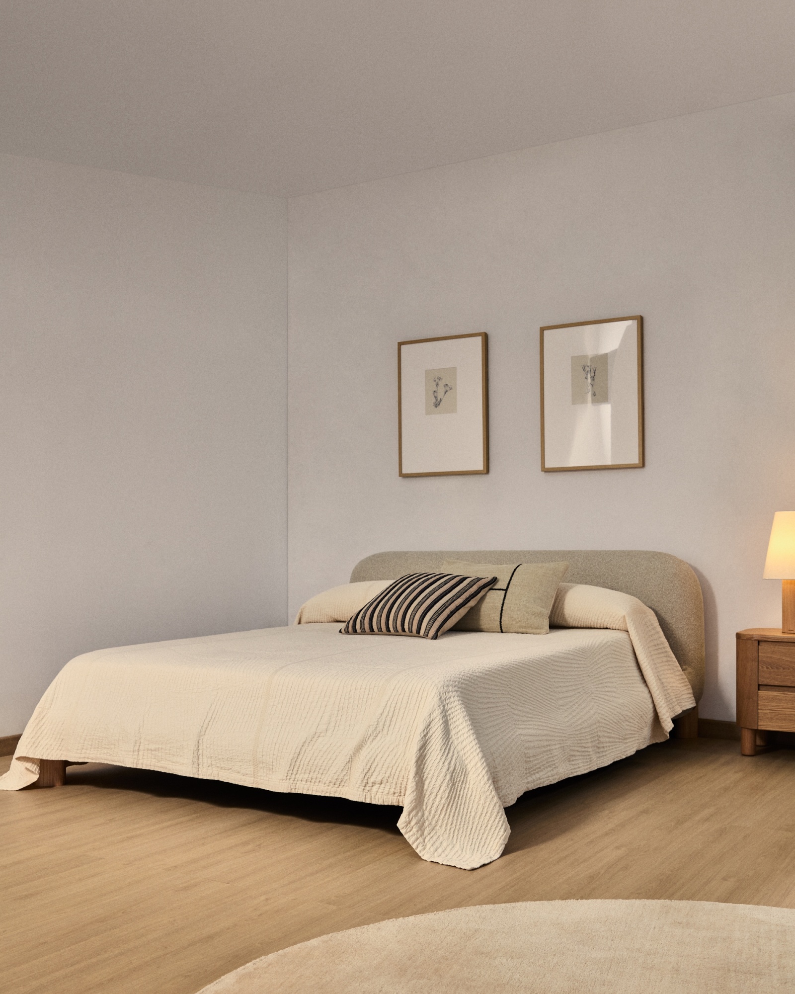 Плед Zenti из 100% хлопка шенилл с двухсторонним жаккардом La Forma (ex Julia Grup)