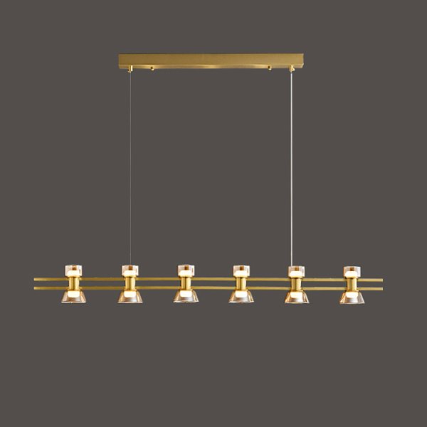 Подвесной светильник BLASIUS LONG L121,5 Brass by ImperiumLoft