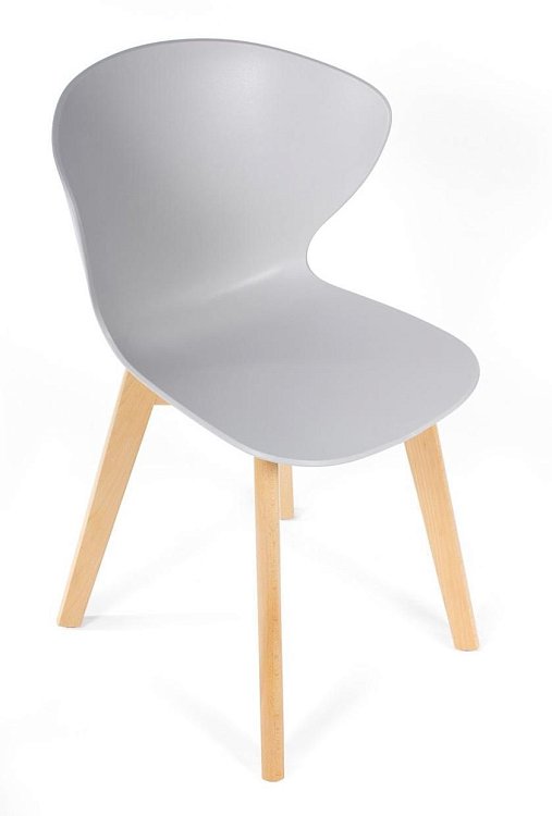 Стул Gracia серый c деревянными ножками Bradex Home FR 0032