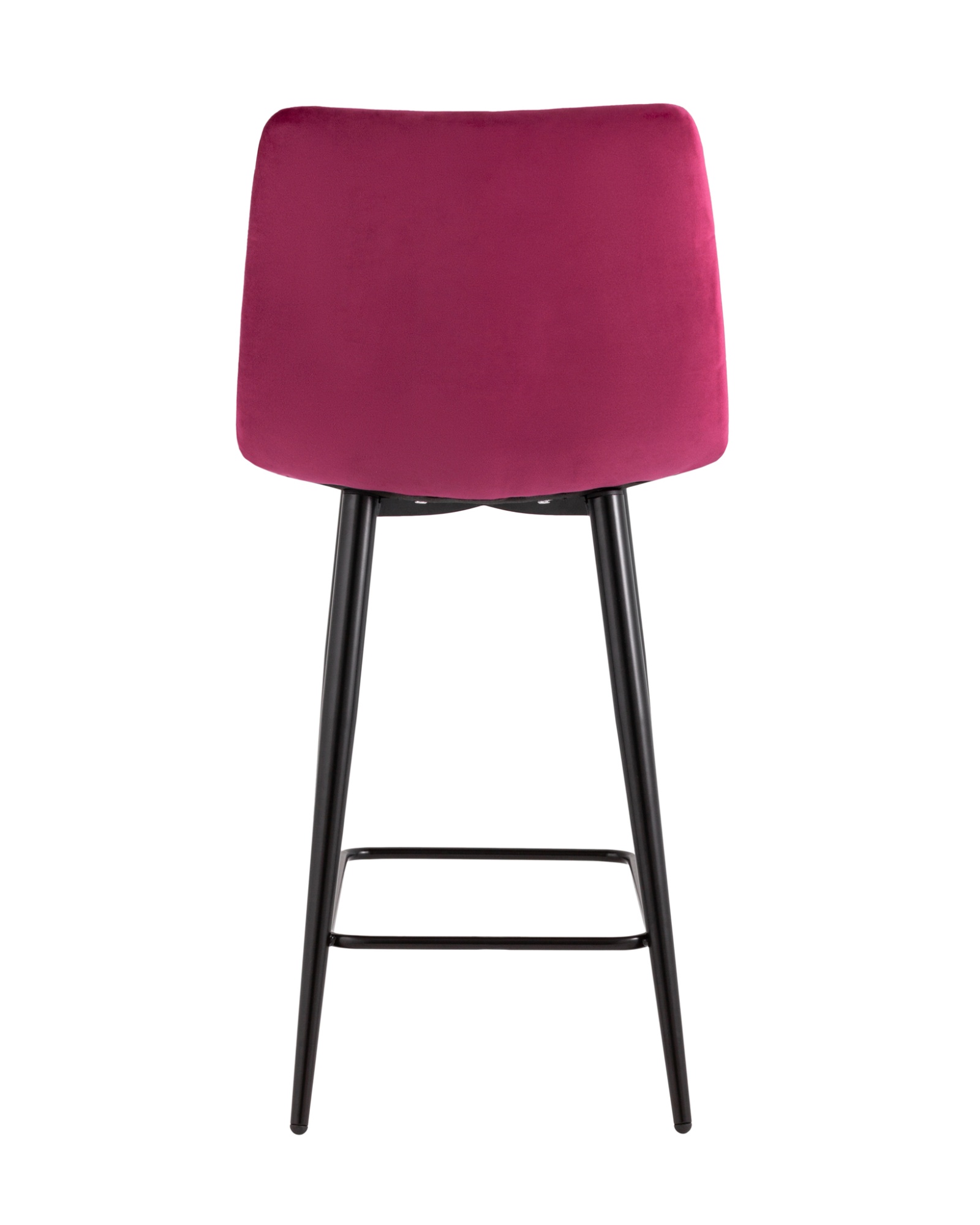 Стул полубарный Джанго велюр винный высота сиденья 60 см Stool Group