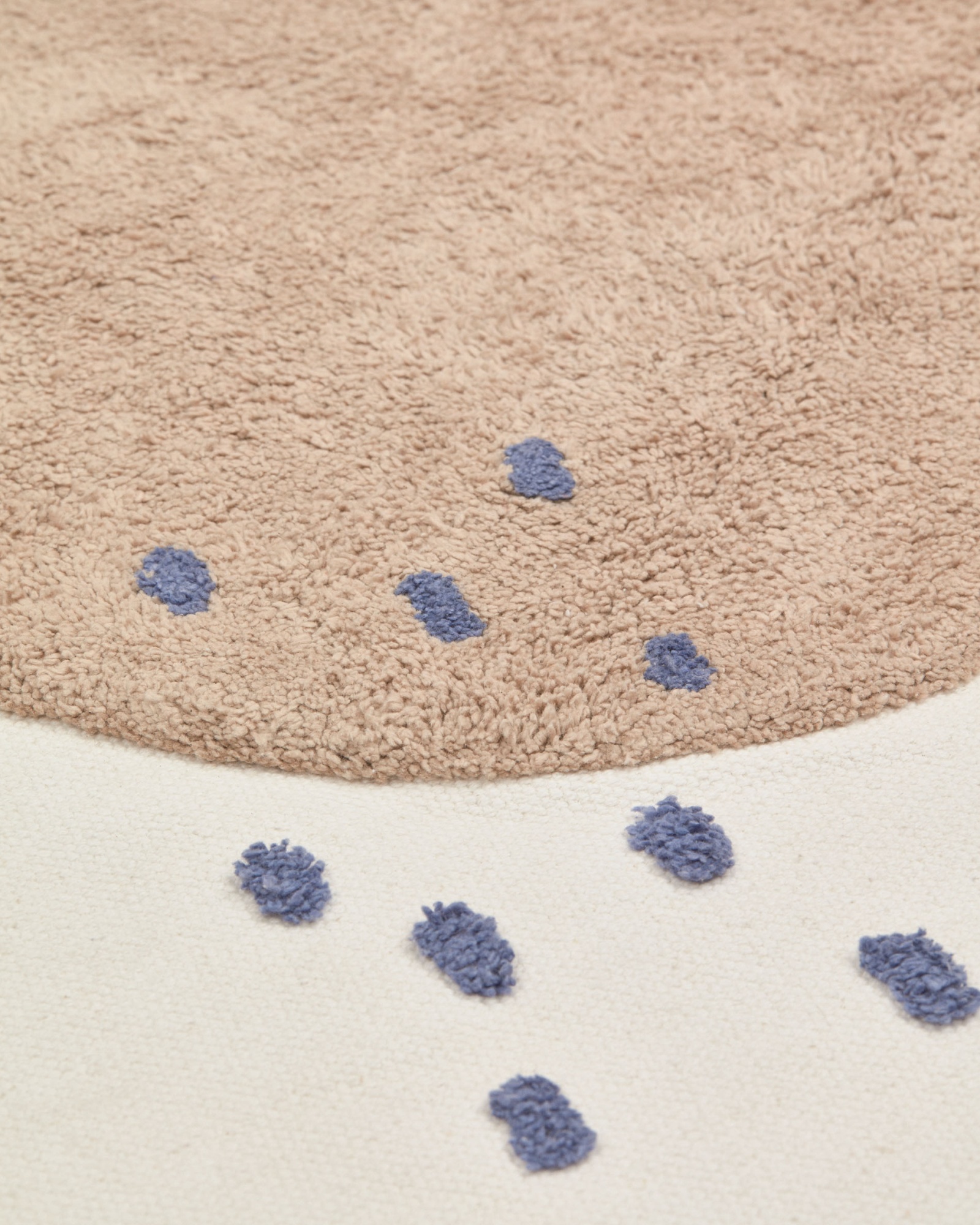 Tamya Круглый ковер из 100% хлопка с коричневой грушей Ø 120 см La Forma (ex Julia Grup)