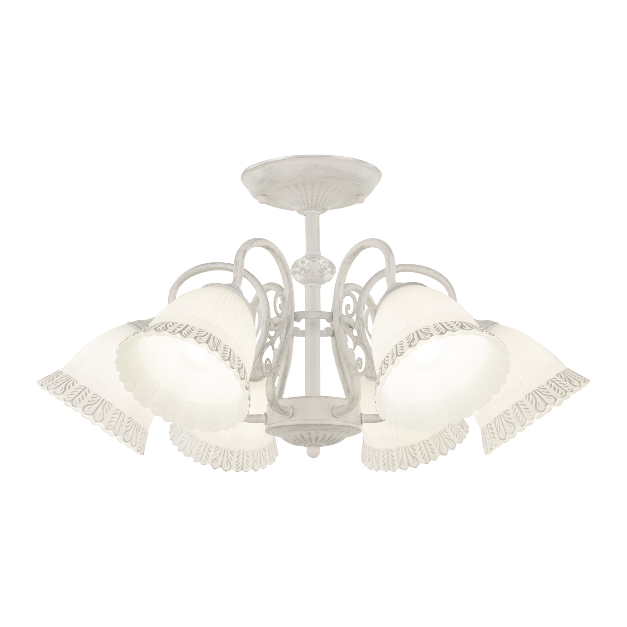 Люстра с плафонами 340800/6 WT+SL Arte Milano