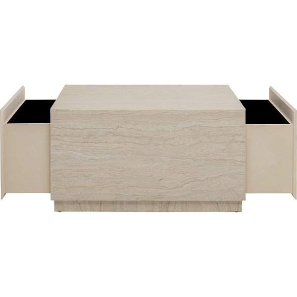 Стол кофейный Travertino Trunk 80x60cm KARE 71047
