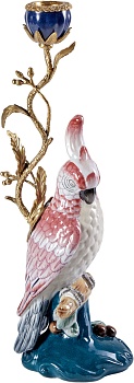 Подсвечник Попугай Glasar F807FAC