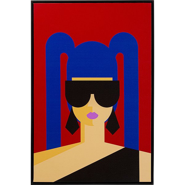 Картина в раме Party Girl 60x90 см KARE 56302