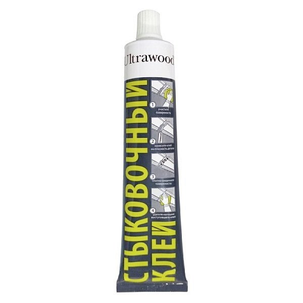 Клей ULTRAWOOD стыковочный, белый, 80 мл.