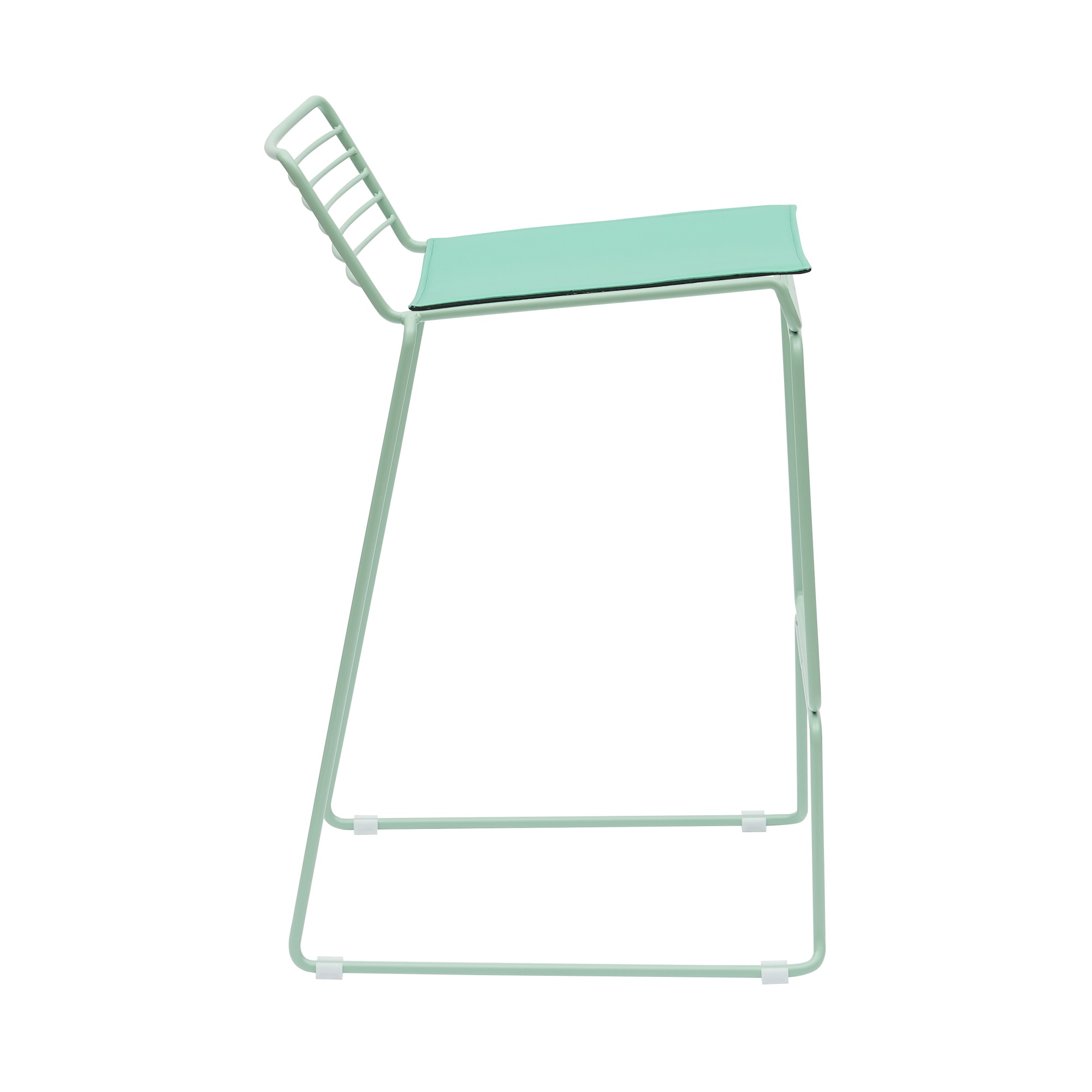 Стул полубарный Danny зеленый с подушкой Stool Group