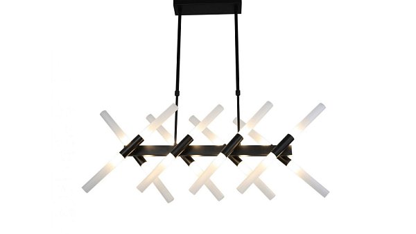 Потолочная люстра   Lumina Deco LDP 6036-16 BK