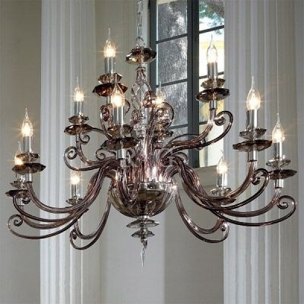 Люстра EUROLUCE ALICANTE FUME L8+4