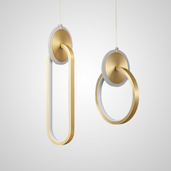 Подвесной светильник RANDALL DUO Brass by ImperiumLoft