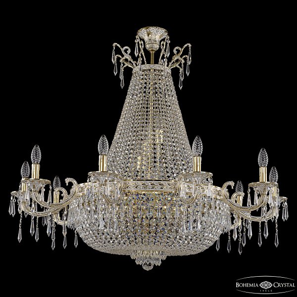 Люстра груша хрустальная 2127H208/10/106IV/Y1 GW Bohemia Ivele Crystal
