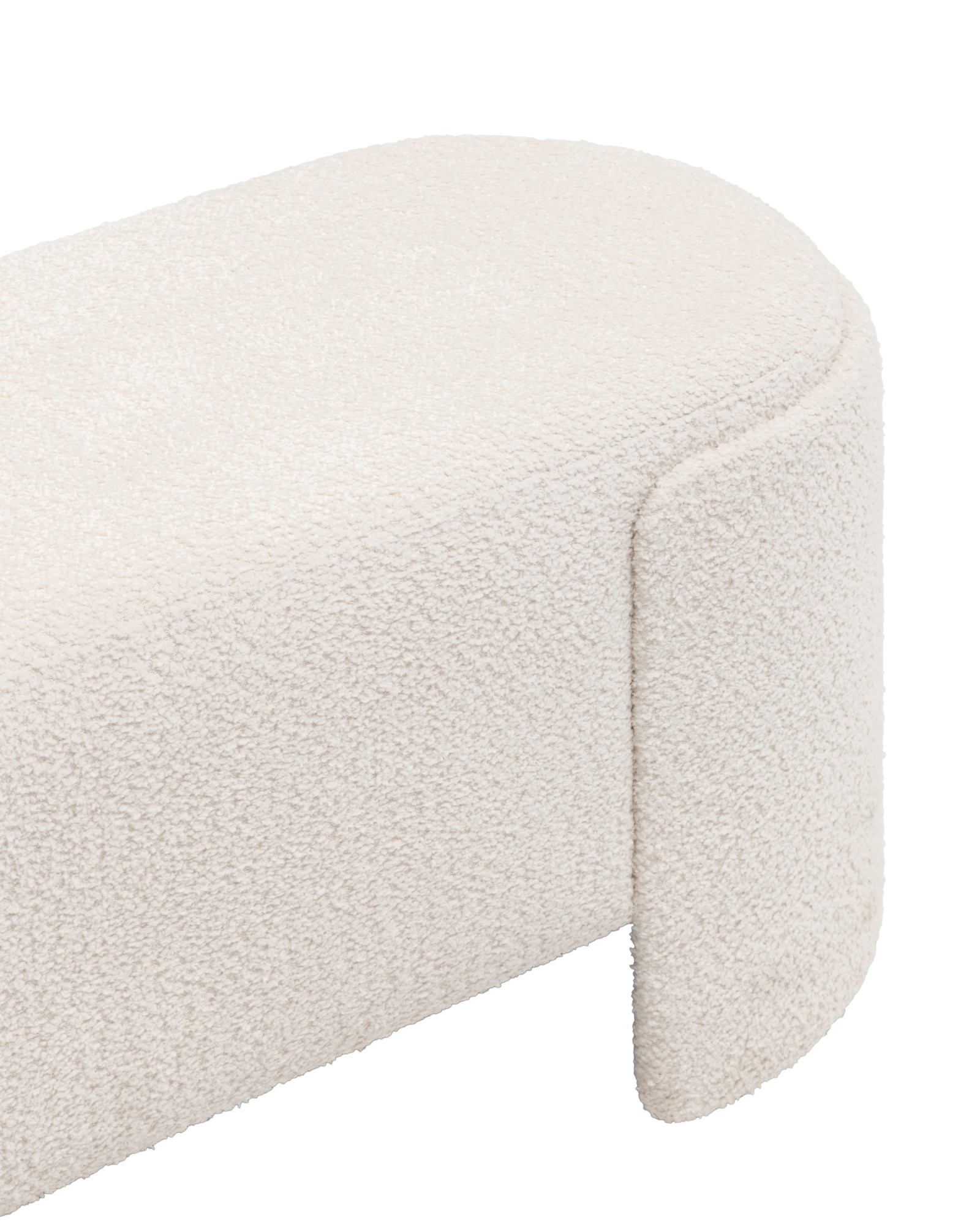 Банкетка Taks букле белый Stool Group