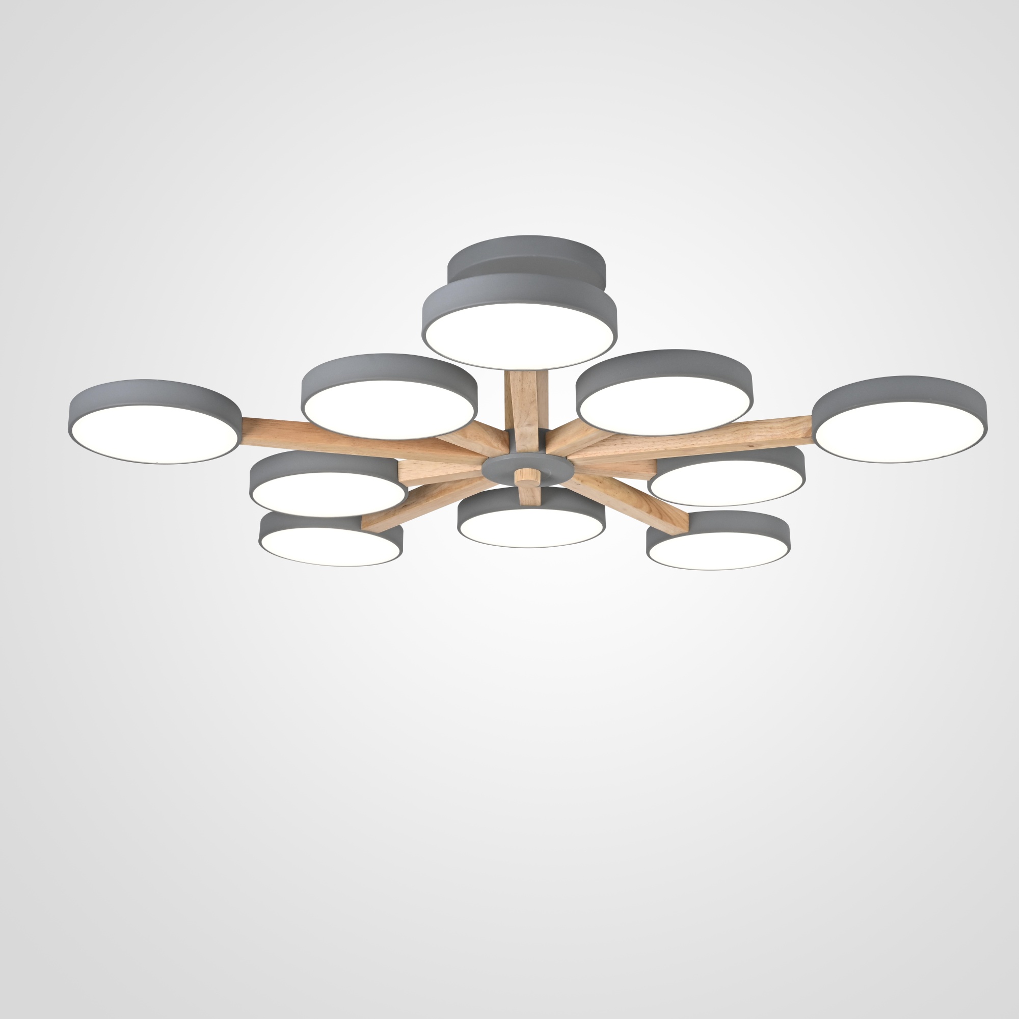 Потолочный светильник TURNA L10 Grey by ImperiumLoft