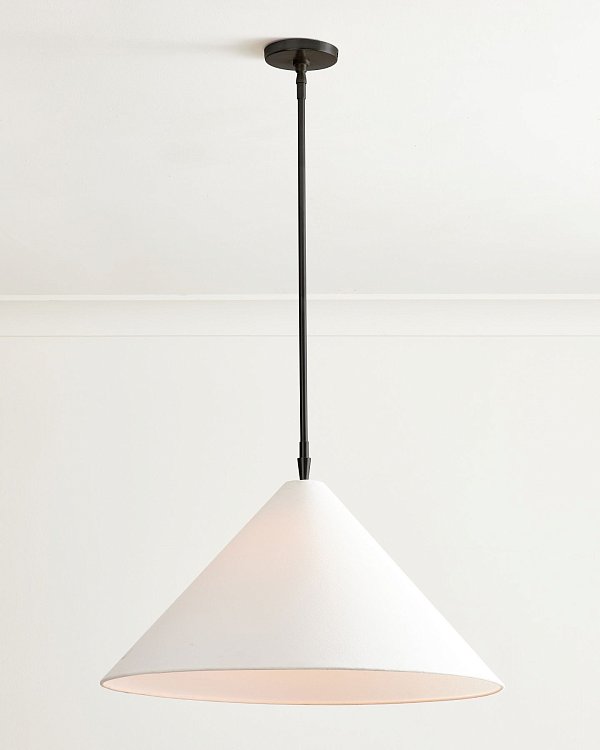 Чёрный подвесной светильник Эльзас Louvre Home LHLPN280723XNP