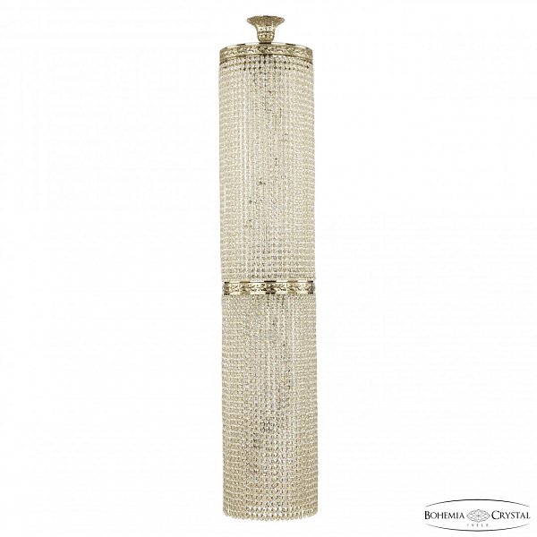 Люстра столб хрустальная 83411/30IV-150/2D Ni Bohemia Ivele Crystal