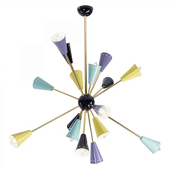 Люстра Sputnik Chandelier Multi Color by ImperiumLoft