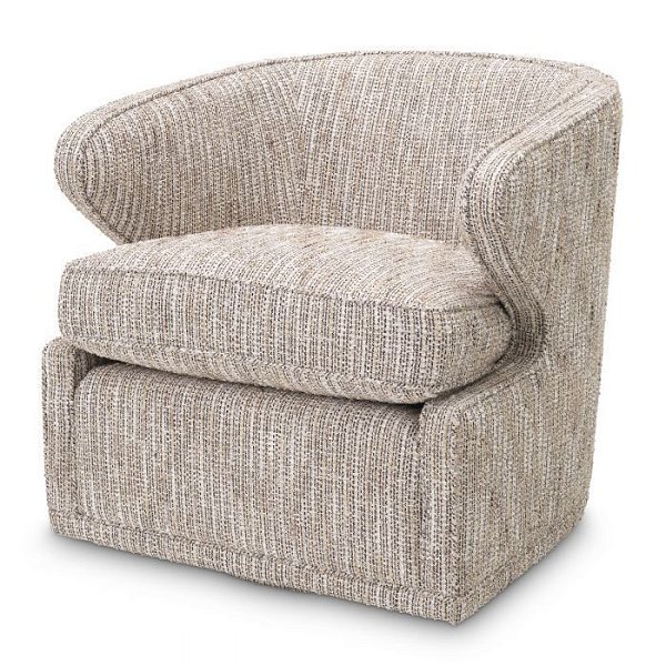 Вращающееся кресло Eichholtz Dorset mademoiselle beige 115325