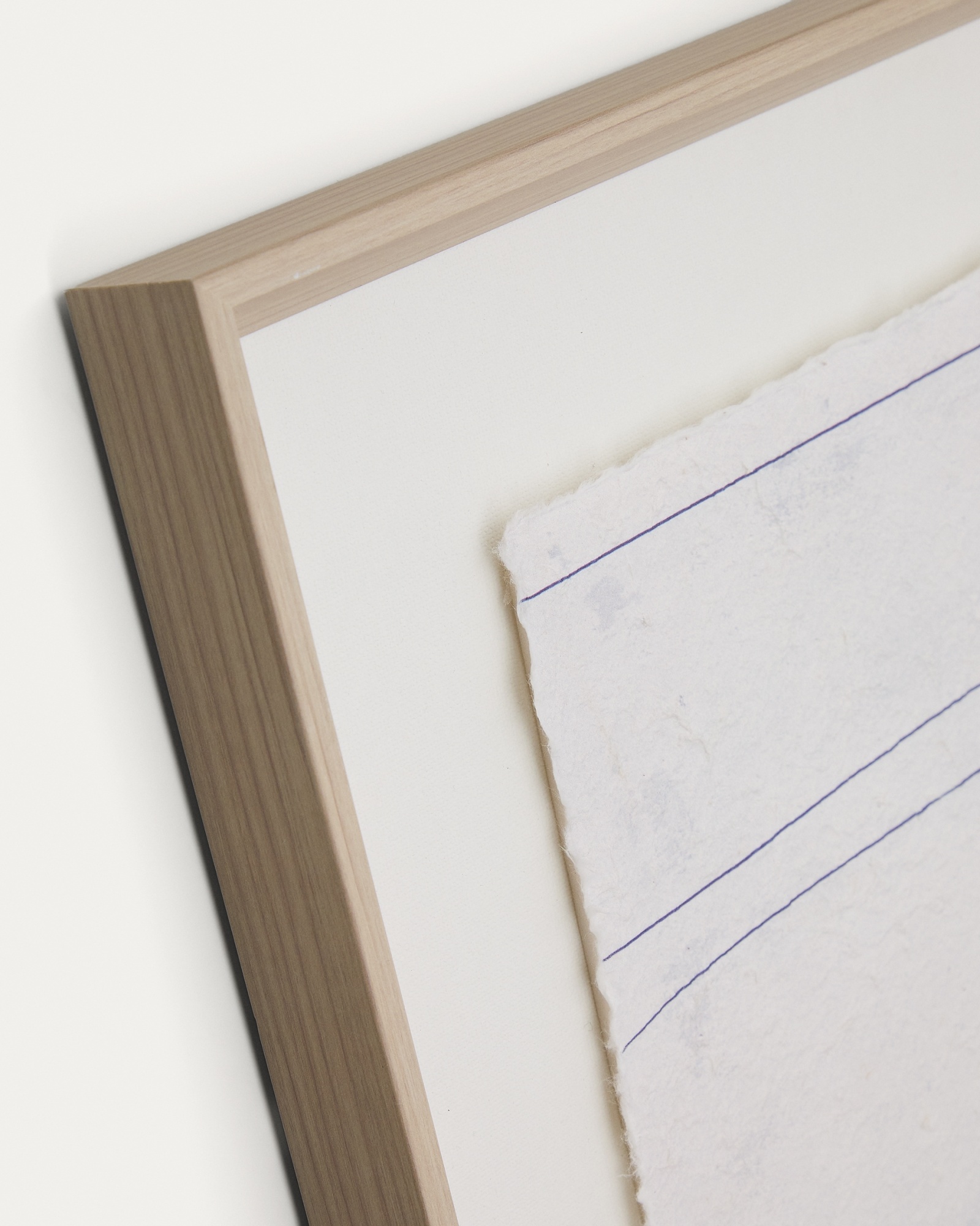 Durkan Абстрактная картина на переработанной бумаге белая 50 x 70 см La Forma (ex Julia Grup)