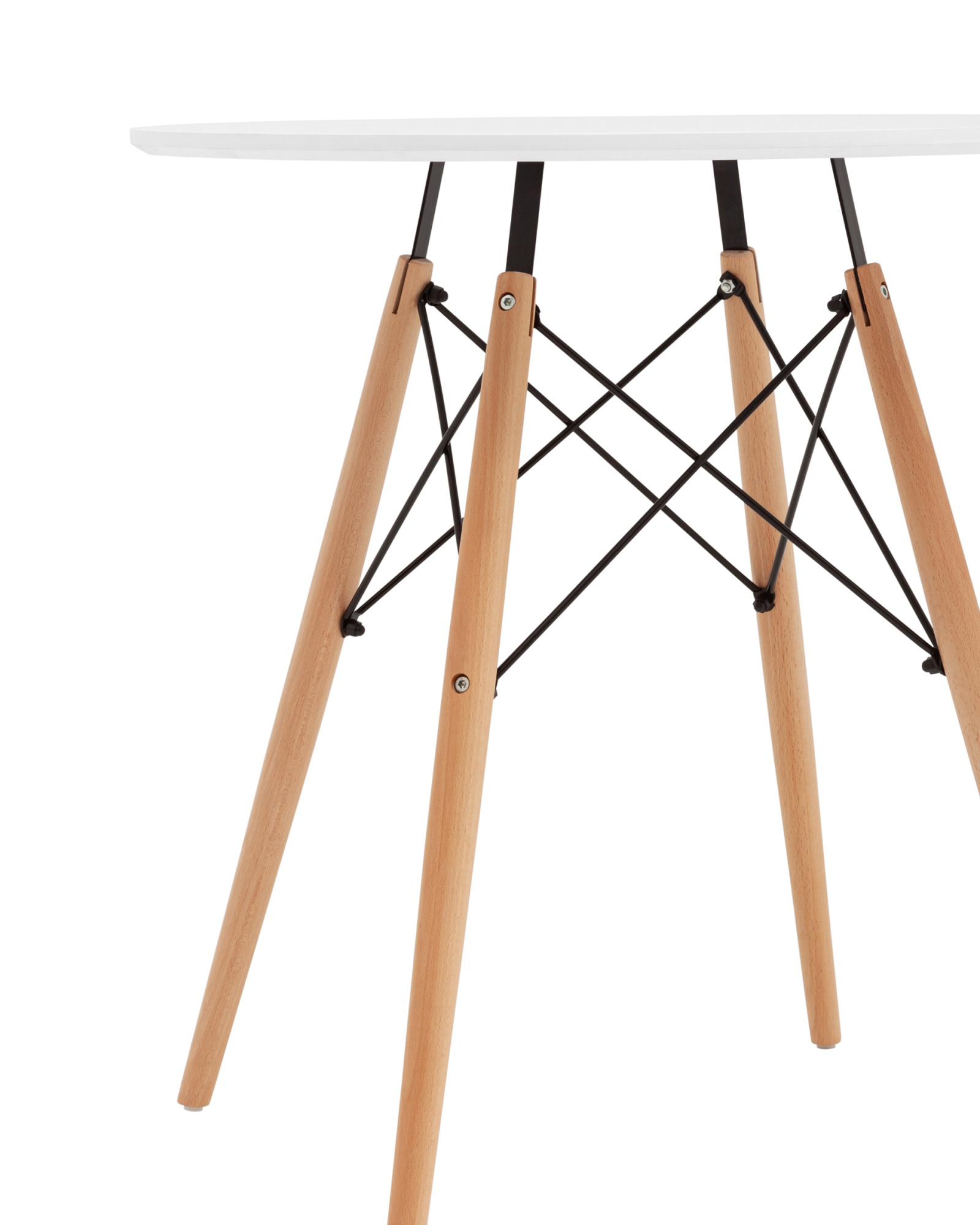 Стол круглый Eames DSW NEW D70 белый Stool Group