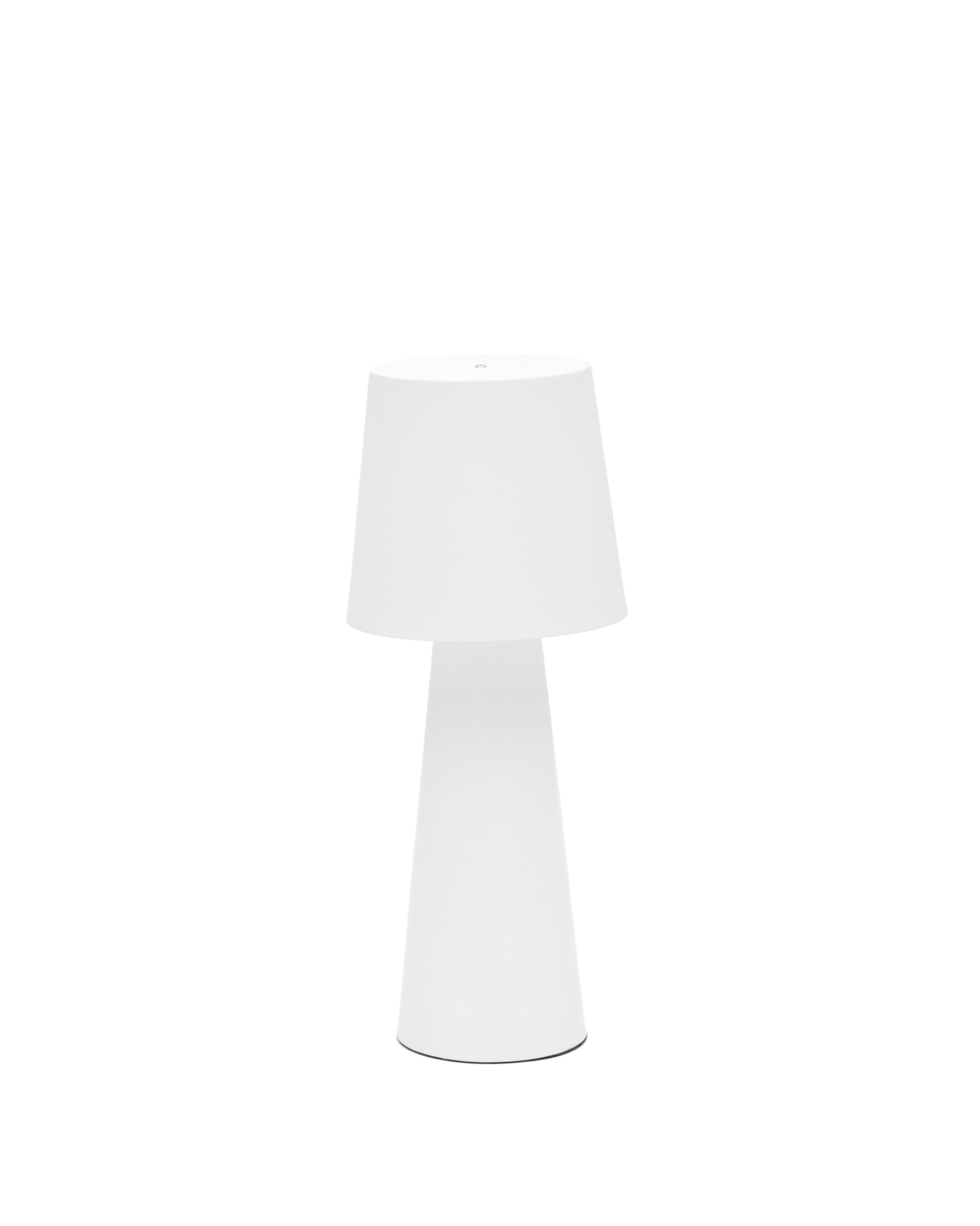 Arenys Большая переносная настольная лампа в белом цвете La Forma 192664