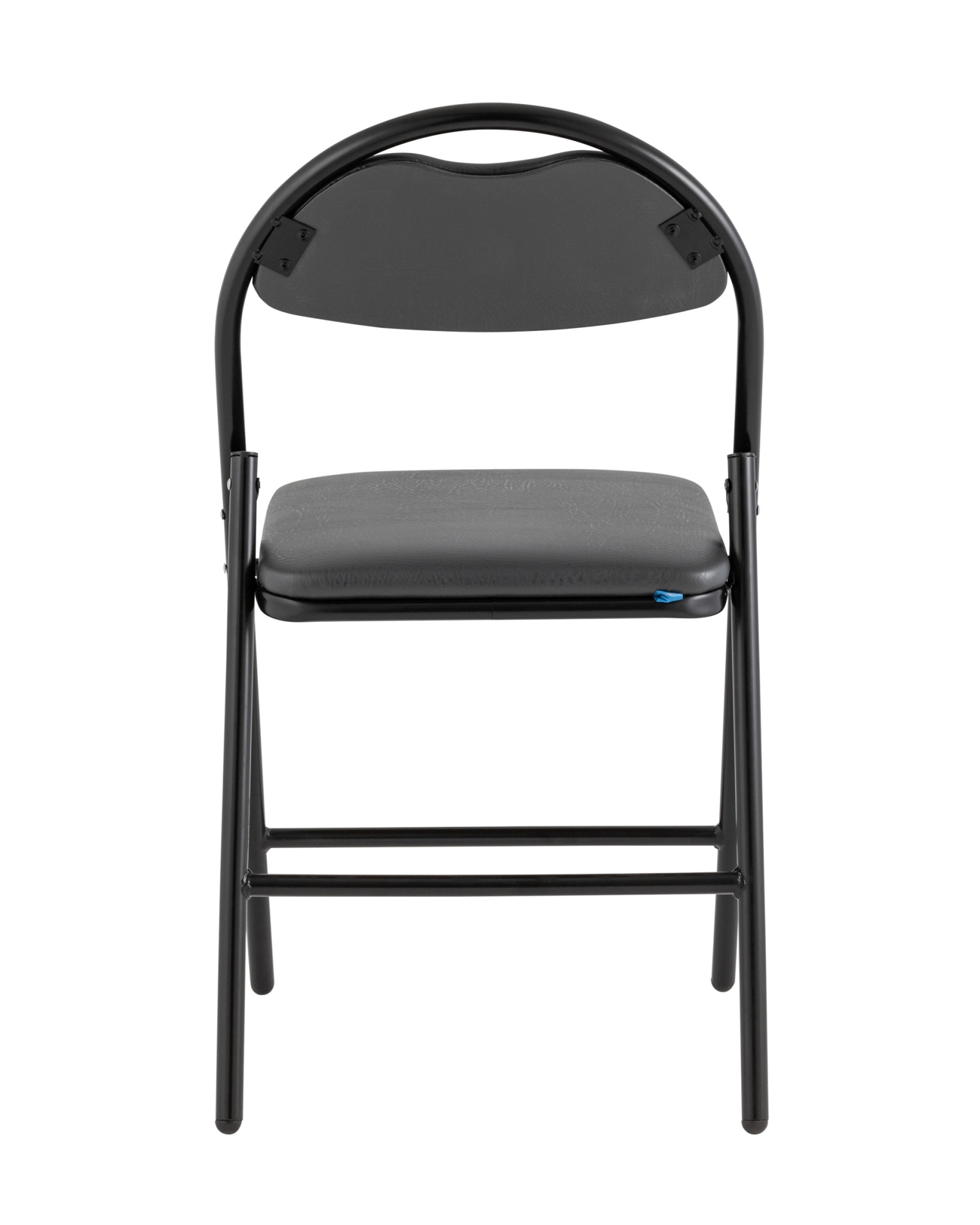 Стул складной Hagen экокожа серый каркас черный Stool Group