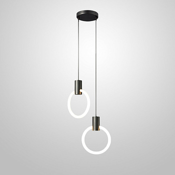 Подвесной светильник DAMON DUO Black by ImperiumLoft