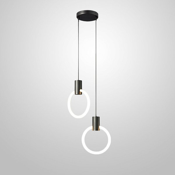 Подвесной светильник DAMON DUO Black by ImperiumLoft