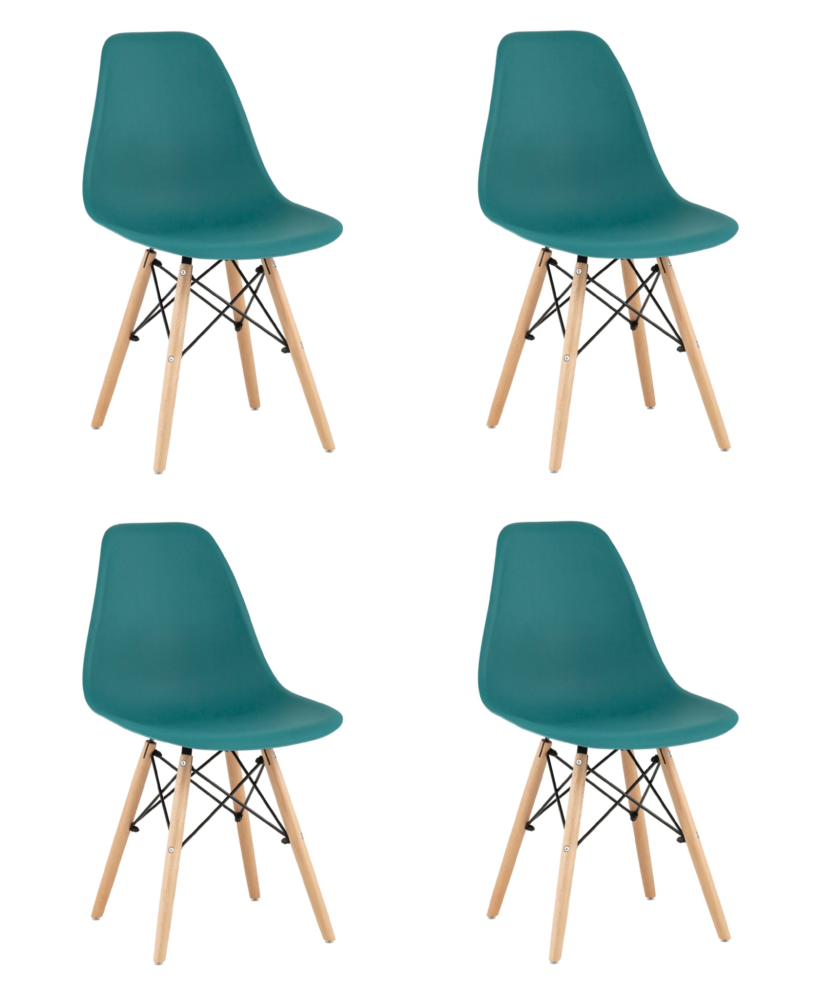 Стул Style DSW темно-бирюзовый x4 Stool Group