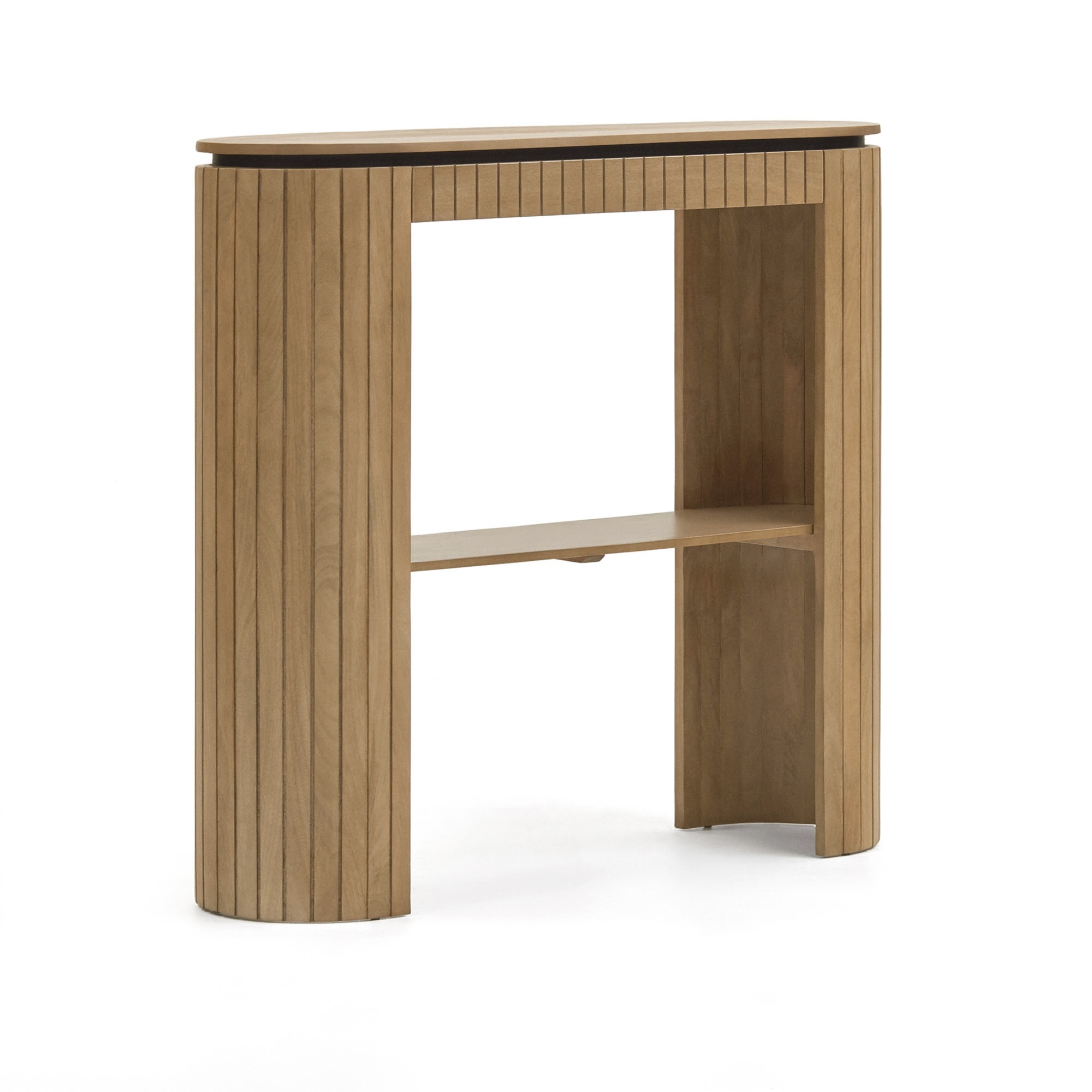 Licia Консоль с 1 ящиком массив дерева манго 120 x 110 см La Forma (ex Julia Grup)