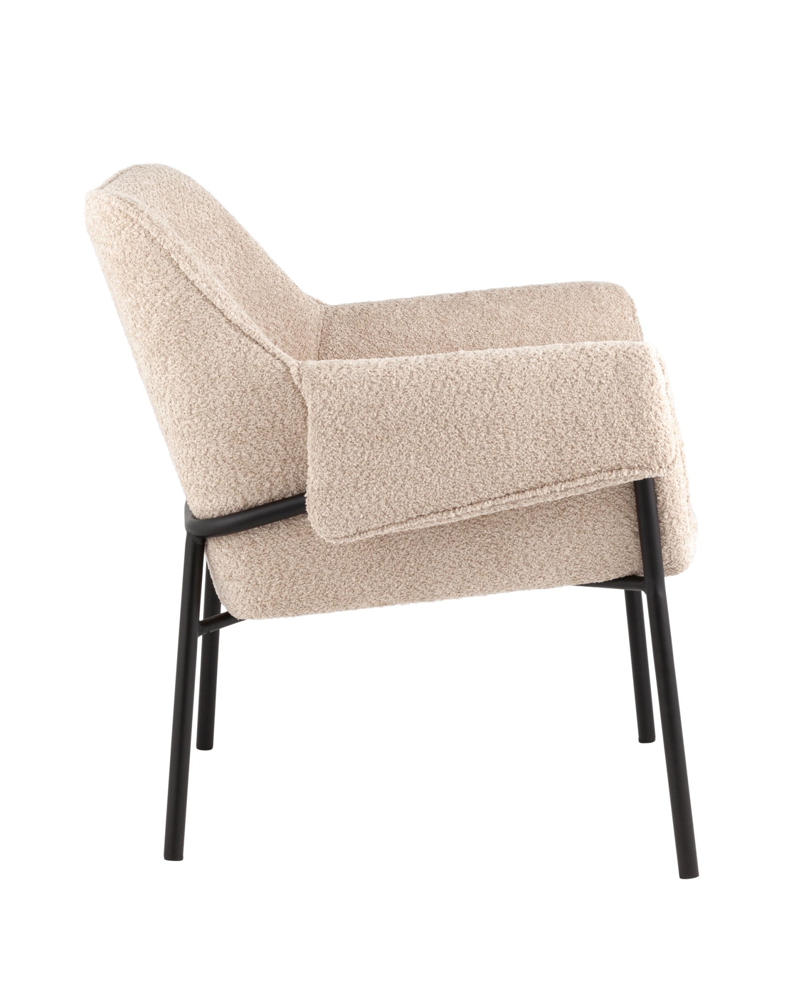 Кресло лаунж Бесс альпака бежевый Stool Group