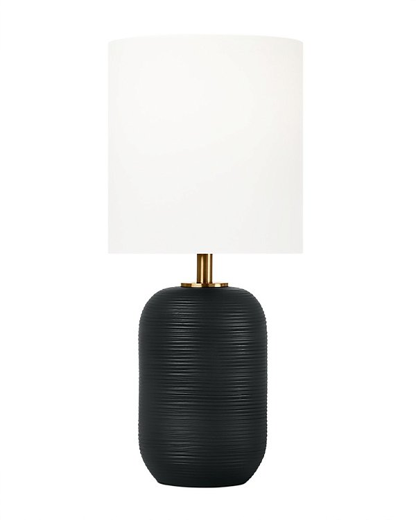 Черная настольная лампа Гретта Louvre Home LTL574749MGI