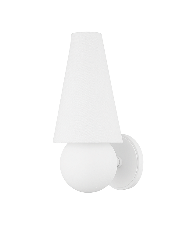 Белое бра “Дрю” с конусным плафоном Louvre Home LSC430325XNP