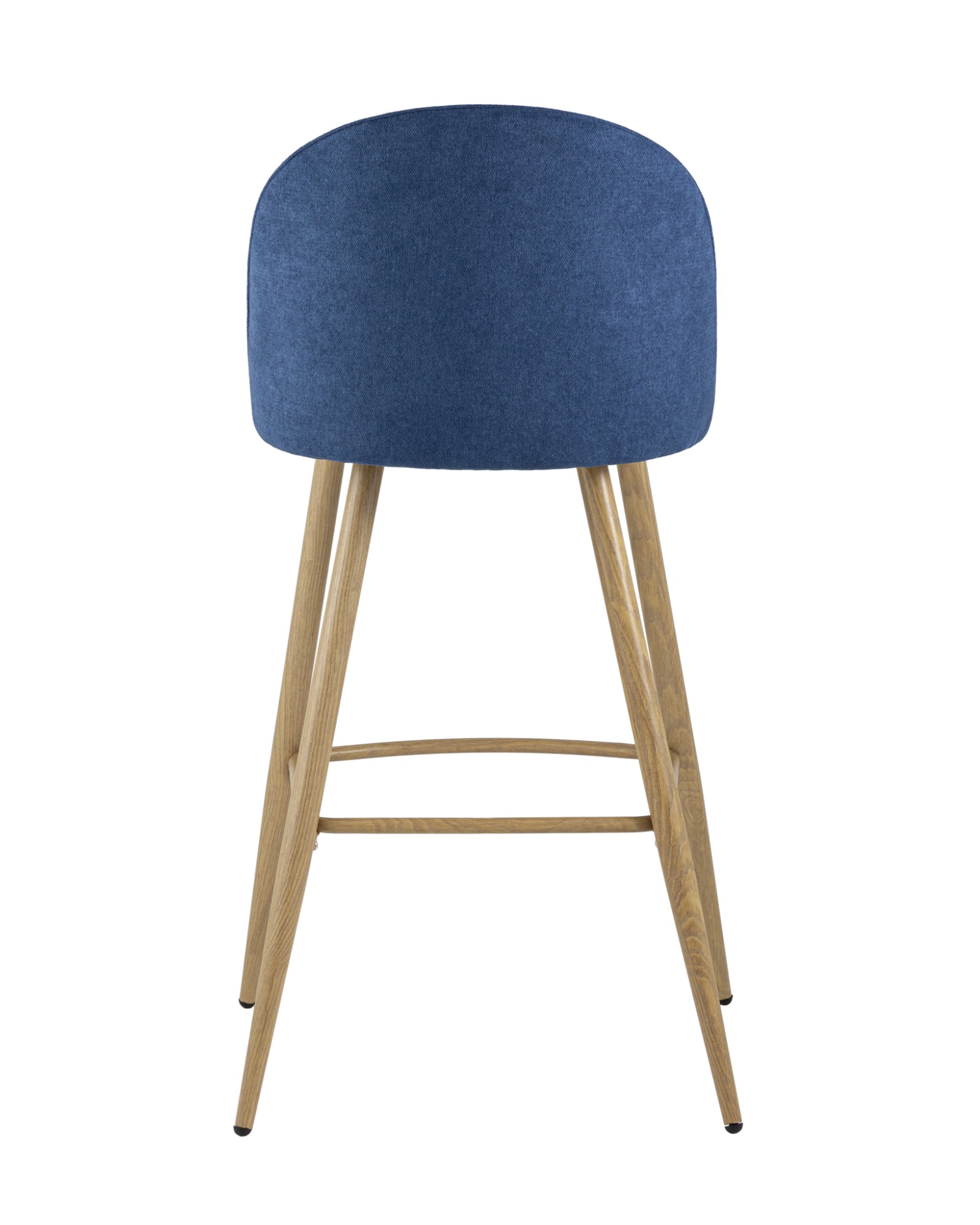 Стул барный Лион синий шенилл Stool Group