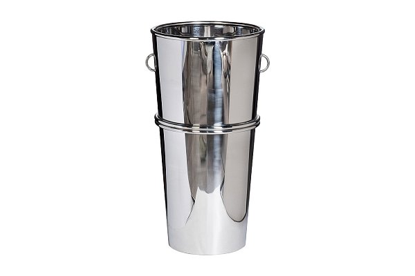 Кашпо напольное (серебро) Garda Decor 13RXFP3117-SILVER