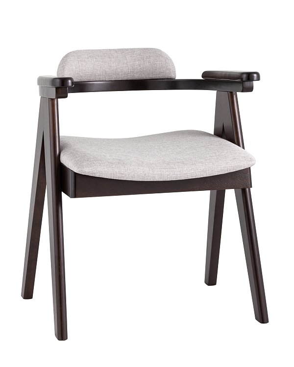 Стул обеденный OLAV массив гевеи светло-серое Stool Group
