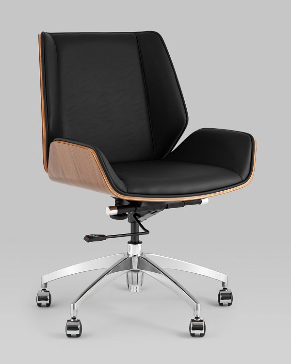 Кресло офисное TopChairs Crown SN черный Stool Group