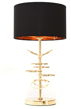 Интерьерная настольная лампа Lumina Deco LDT 5530 F.GD+BK