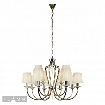 Подвесная люстра iLamp P2508-8+4 nic