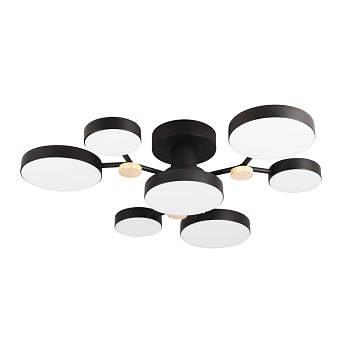 Накладная люстра LED4U L3201-700 BK