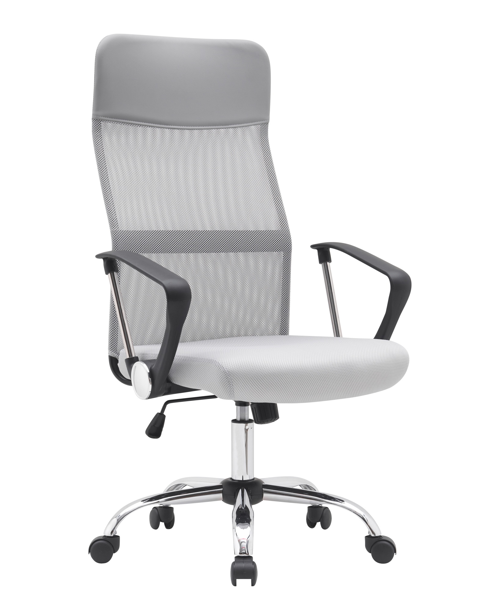 Кресло офисное TopChairs Benefit NEW серое Stool Group