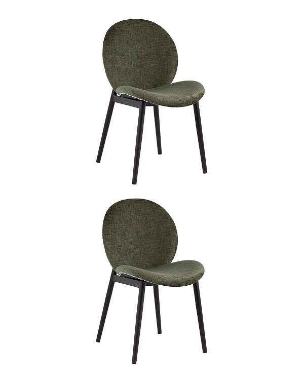 Стул Эллиот ткань альпака зеленый 2 шт, Stool Group
