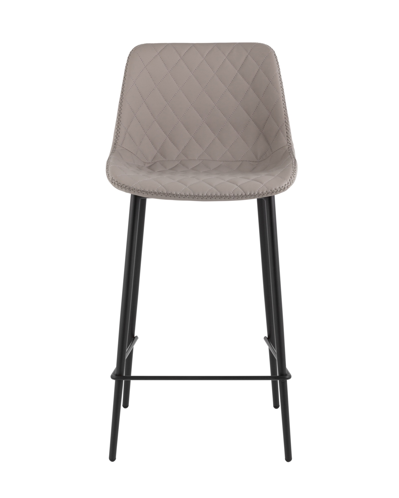 Стул барный Arch экокожа серый Stool Group