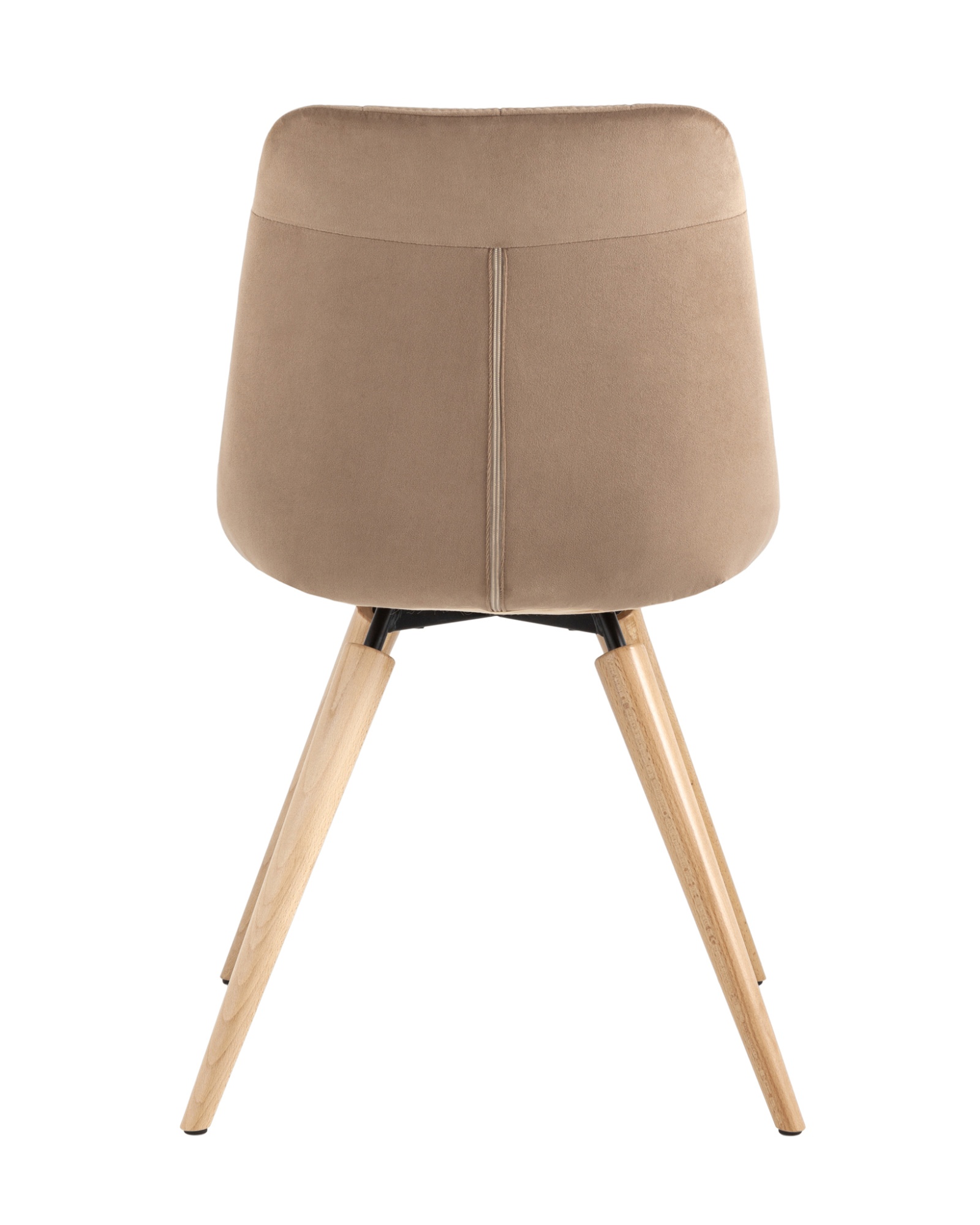 Стул Флекс на деревянных ножках велюр капучино Stool Group