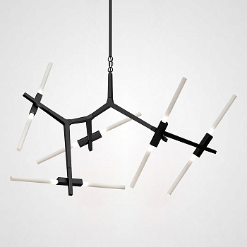 Люстра Агнес Chandelier Summer 10 Black by ImperiumLoft