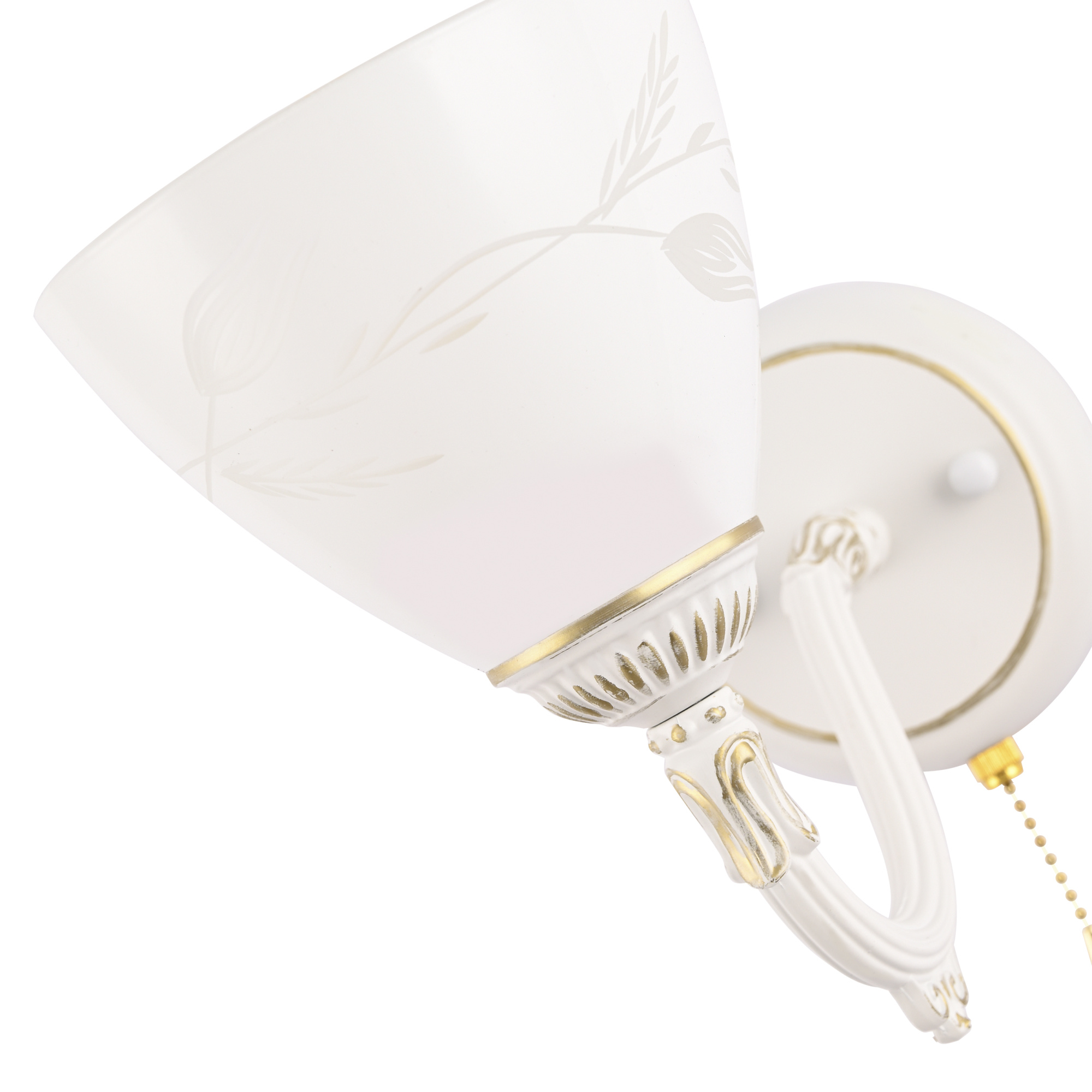 Бра с плафонами 347837/1W WT+G Arte Milano