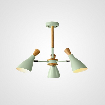 Люстра на штанге TUNE L3 Green by ImperiumLoft
