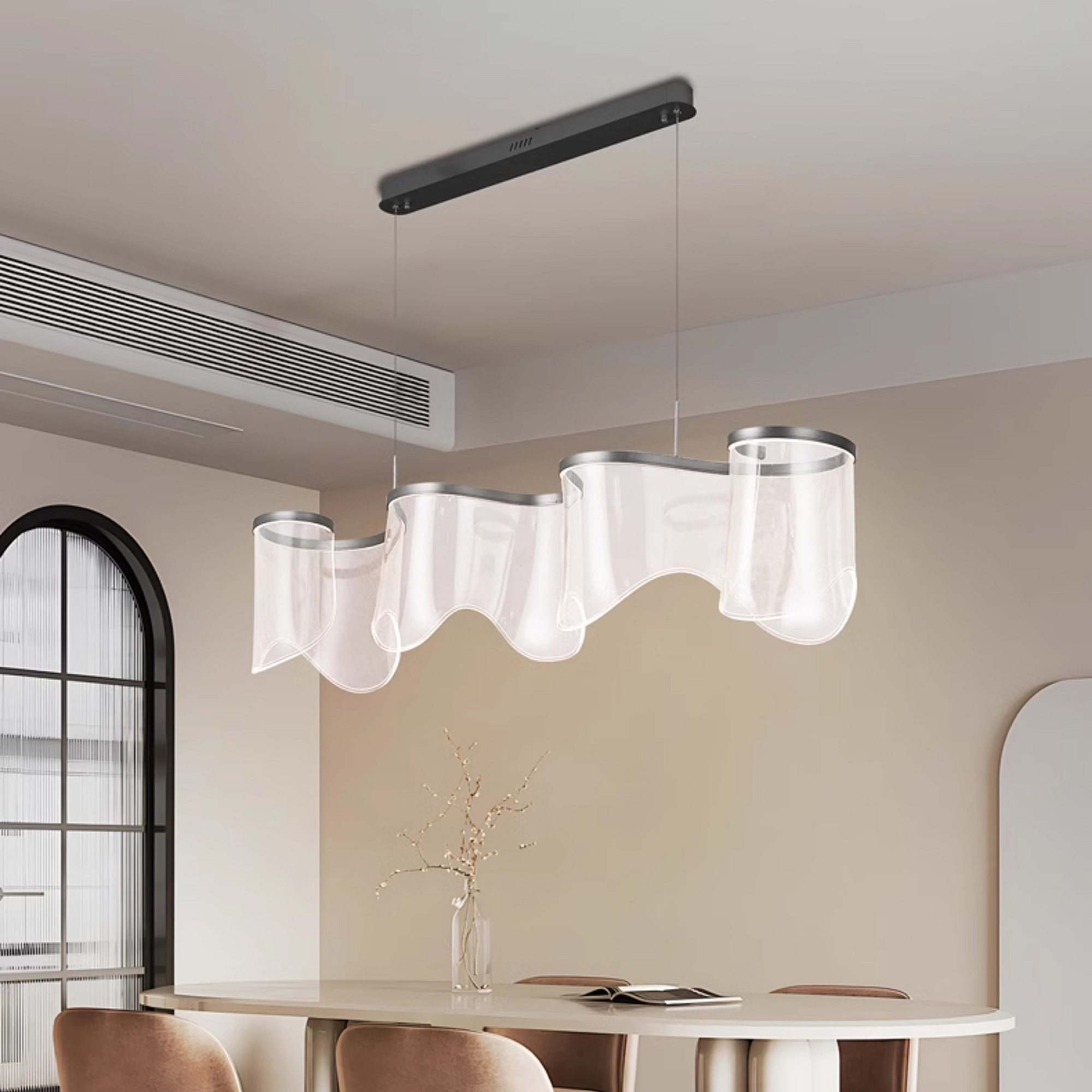 Реечный, рядный светильник SCENE LONG GOLD by ImperiumLoft