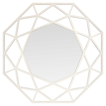 Зеркало BountyHome Tissue White mv269-white