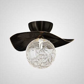 Потолочный светильник INGELA A D24,5 Black by ImperiumLoft