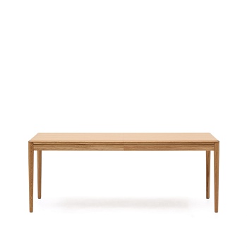Раздвижной стол Lenon из натурального массива дуба и шпона 200(280)x90 La Forma (ex Julia Grup)